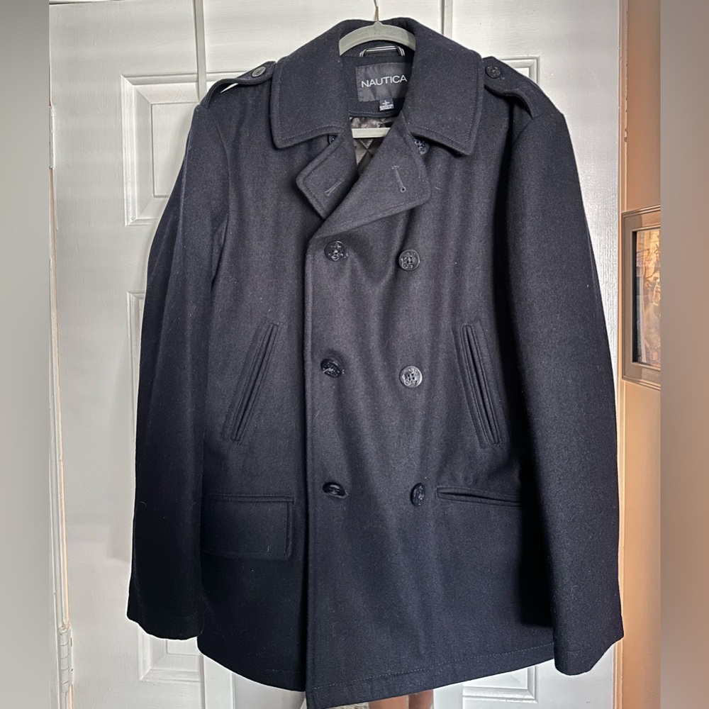 Nautica Navy Men’s Peacoat Size L